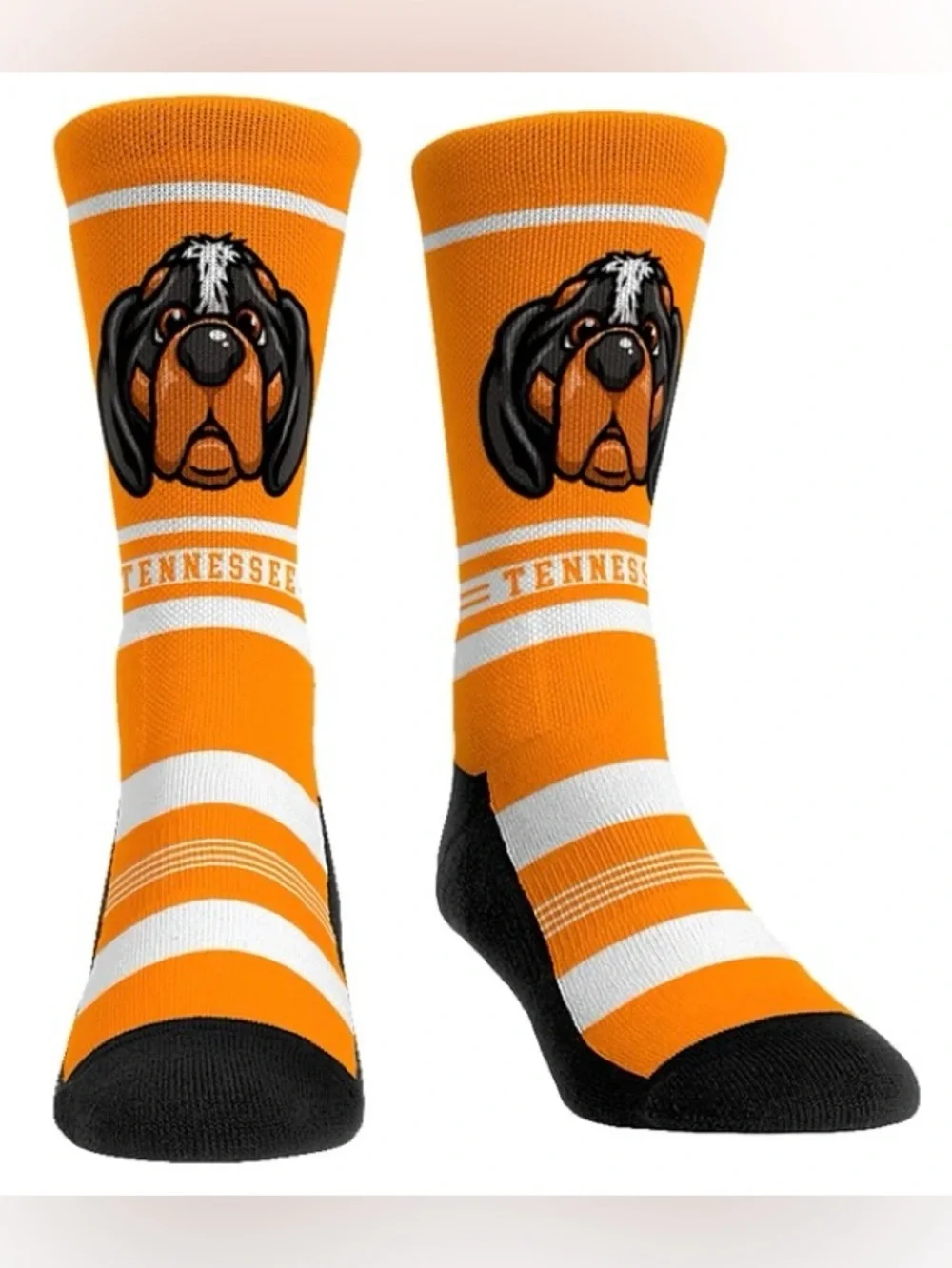 TENNESSEE VOLUNTEERS GAME FACE MASCOT socks Sz. L/XL